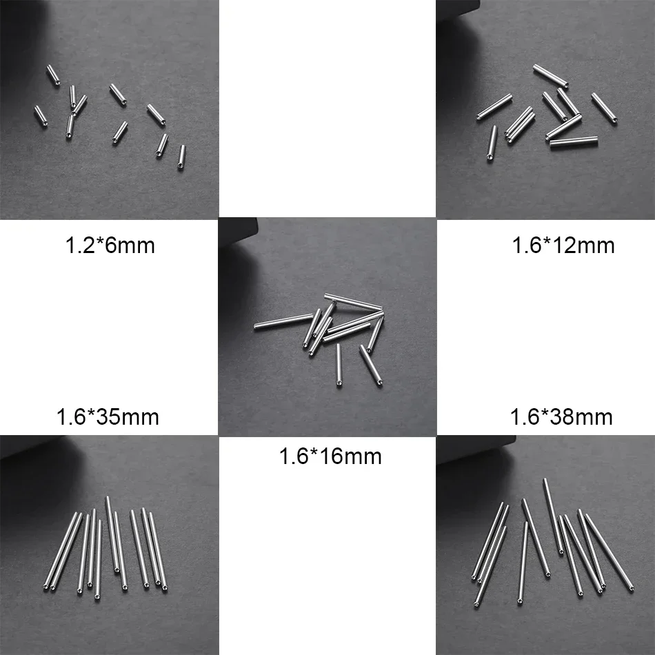 Wholesale ASTM F136 Implant Grade Titanium 14G 16G Internally Threaded Straight pole Septum Barbell Shaft Jewelry Accessories