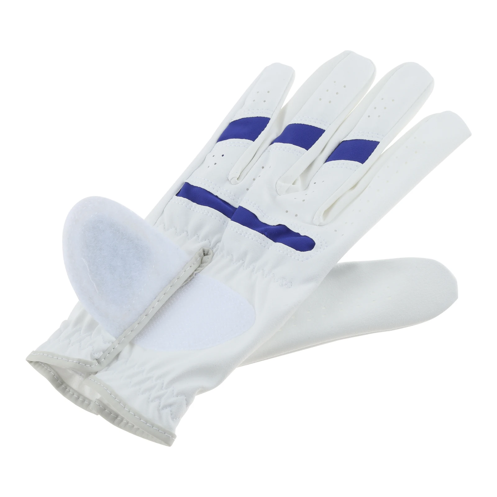 

1pc Blue White Color Golf Glove Breathable Durable Premium Material Golf Sport Gloves for Men's Left Hand Golf Supplies