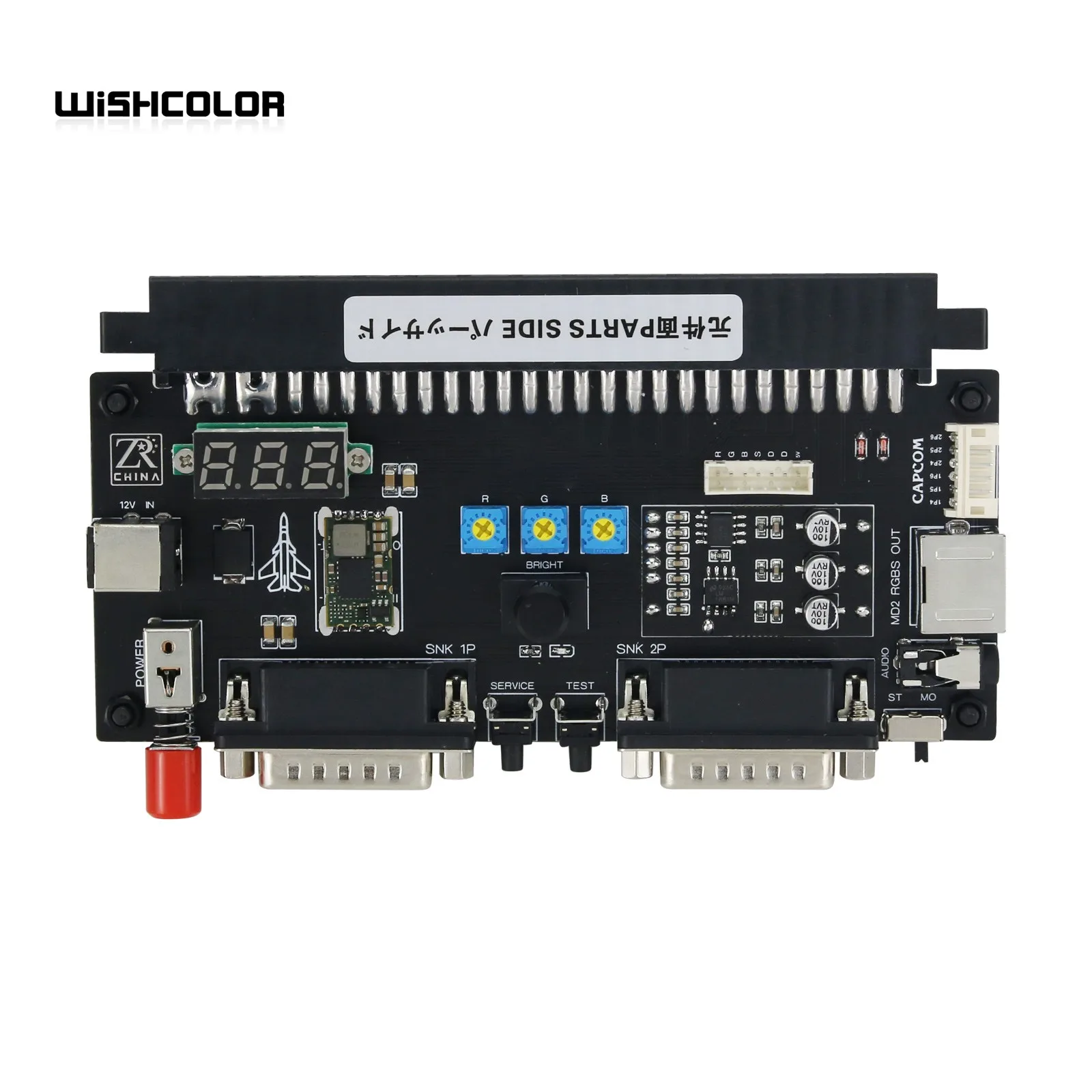 Wishcolor Connector Motherboard (without Shell) for SNK Supergun 1.0 Version Cbox Jamma Retro Arcade Game