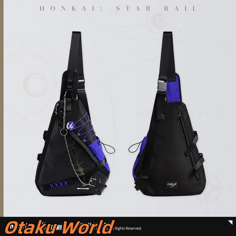 In Stock Acheron messenger bag backpack Original Merch Mihoyo Honkai Star Rail Raiden Bosenmori Mei Cosplay Costume Anime Gift