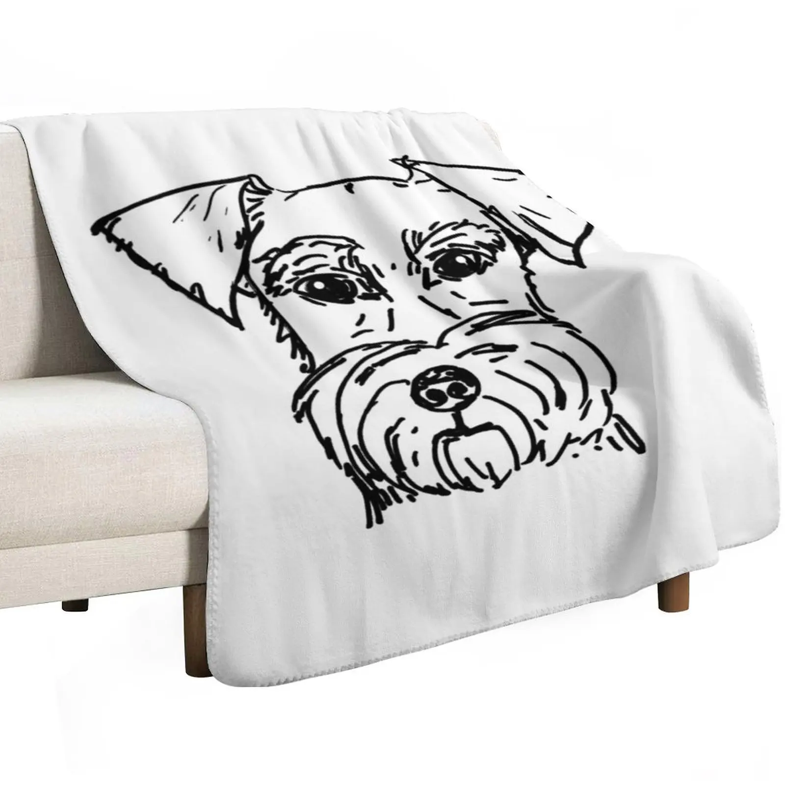 Schnauzer Throw Blanket Flannels For Baby for babies Bed Moving for sofa Blankets
