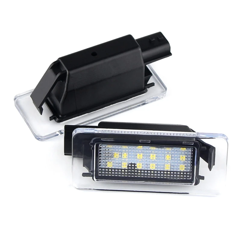 LED License Plate Illumination Easy Install LED License Plate Lights 265108990E Replacements Simple Installation for C27