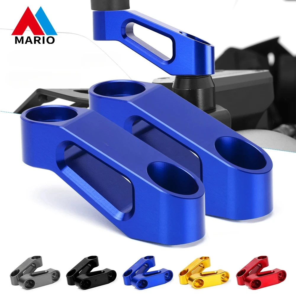 Motorcycle Accessories CNC Aluminum Rearview Mirror Extender Adaptor For SV650S SV 650S SV650 S SV 650 S sv 650 s/x