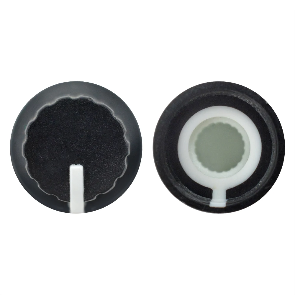 5 Stück/Lot Einsatzdurchmesser. 6mm Drehknöpfe für Potentiometer, Kunststoffkappen, Lochpotentiometer WH148 – Detail 9
