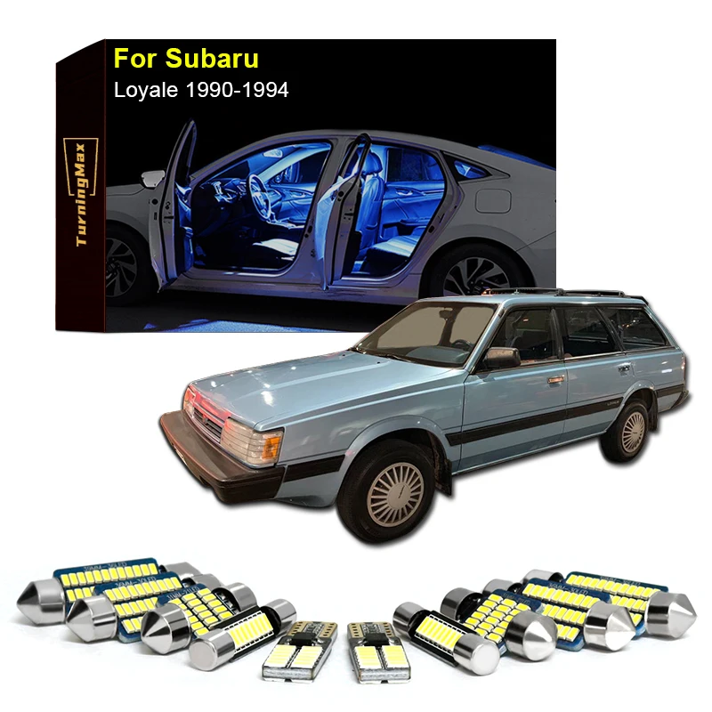 

Canbus Interior Lighting LED Bulbs Kit Package For Subaru Loyale 1990-1994 Trunk Dome Reading Lights Indoor Lamp Car Accessories