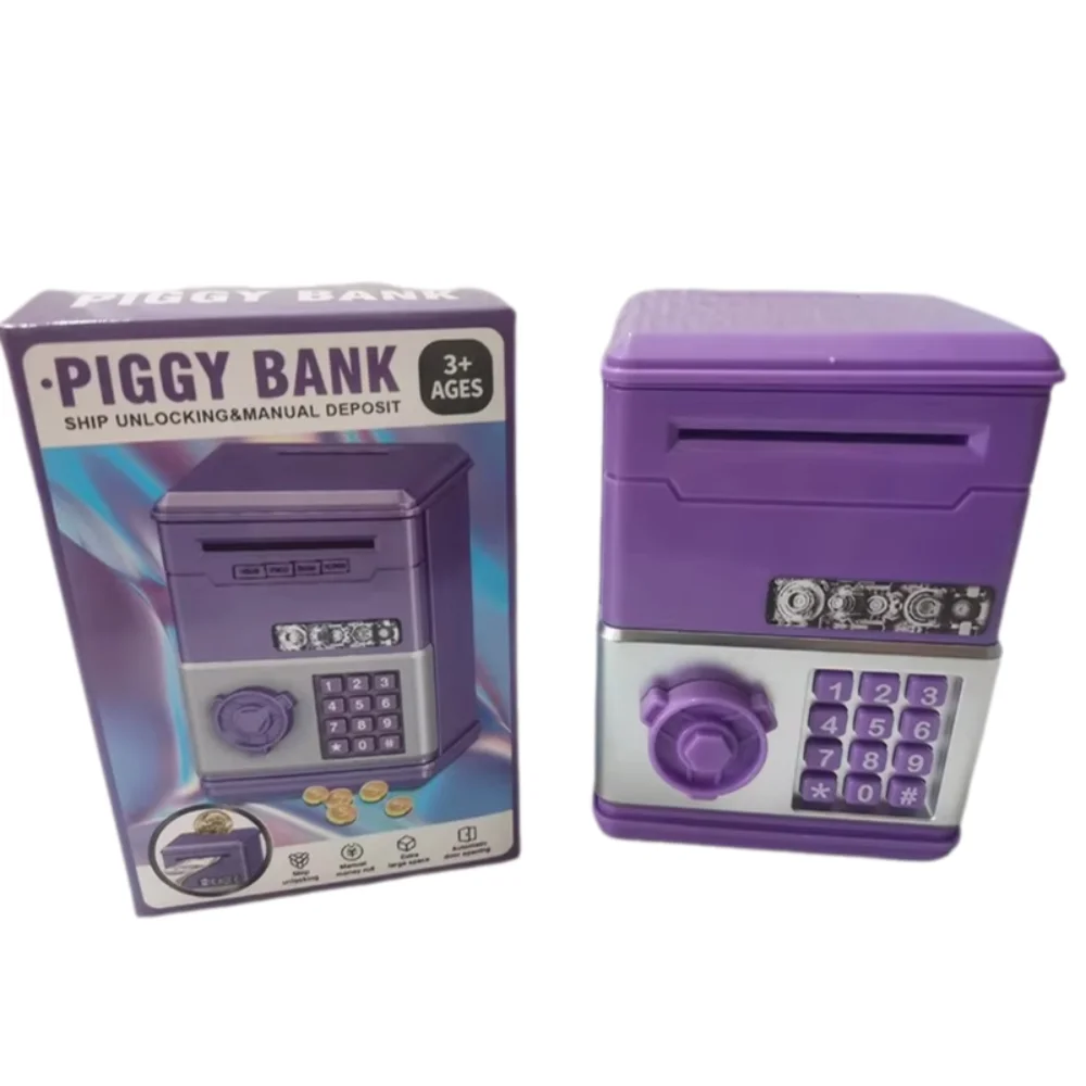 Nouvelle mot de passe tirelire pour enfants Mini ATM économie d'argent tirelire enfant cadeau jouets d'économie financière banque d'économie d'argent garçons filles