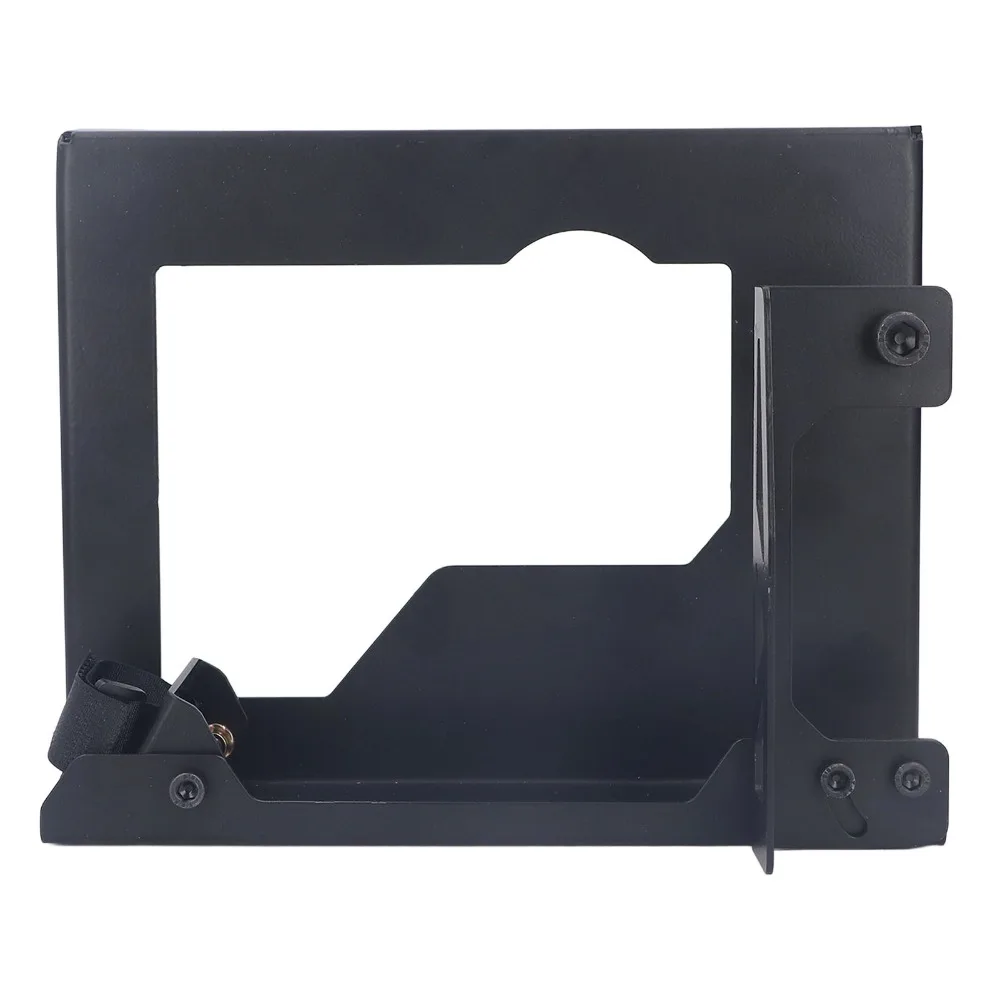 

Steel Plate Electric Planer Flip Support Compact Design Black Matte Painted Flip Bracket Labor-Saving Stable Structure