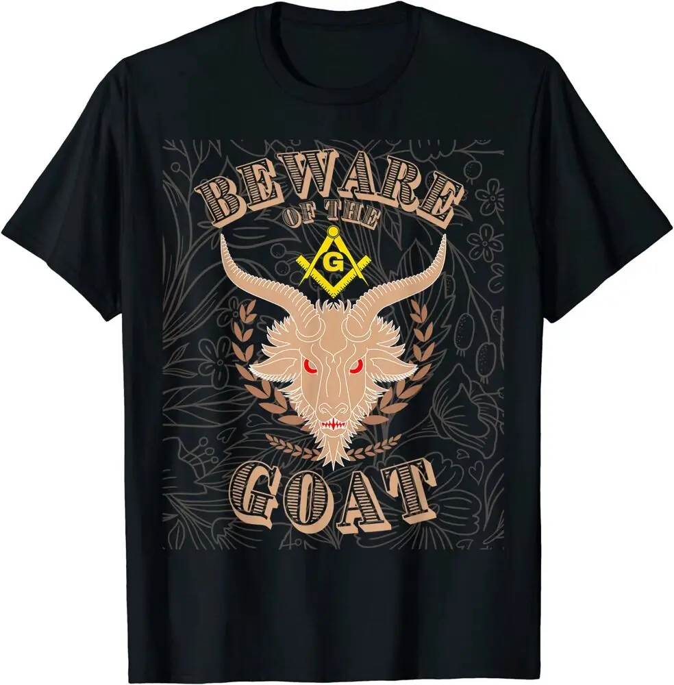 Beware Of The Goat Masonic Freemason Shriner Tee T-Shirt Anime Graphic T-shirts Vintage High Quality 100%Cotton