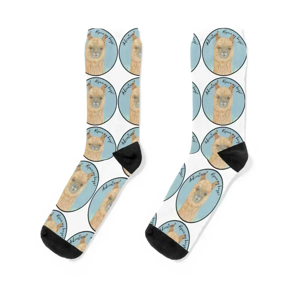

Alpaca My Bags! Socks funny sock designer brand Men's funny gifts Designer Man Socks Women's