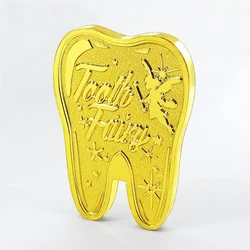 2pcs Dentist Gift for Children Kids Patients Tooth Fairy Coin Dental Clinic Accessories Gift Ideas Souvenir Dentistry Promotion