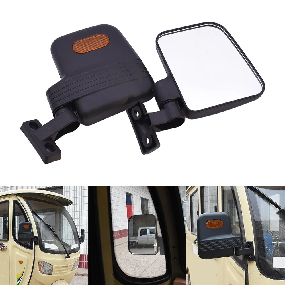 

1 Pair Electric Bicycle Tricycle Rearview Mirror Rotates 360 Degrees Reflector Degrees Reflector 18.7cmx14cm Bike Accessories