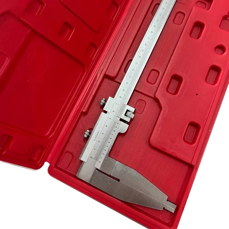 

Measuring Range: 300x100mm Vernier Caliper Carbon Steel High-precision 0.02mm Claw Length 100mm Measuring Plane Depth Calipers