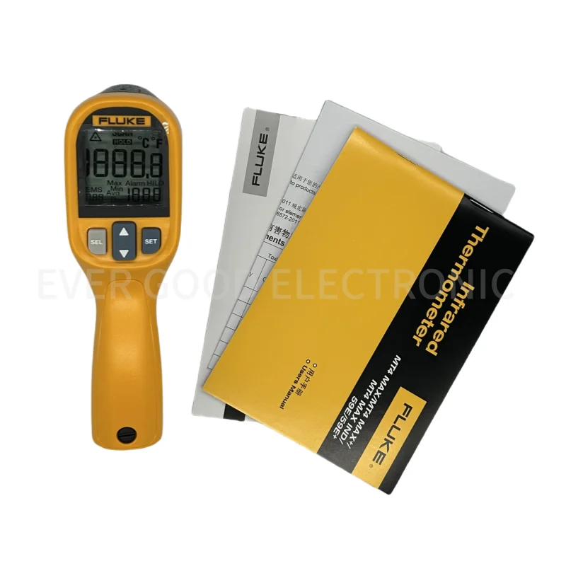 FLUKE 59 59E 59E+ Industry Infrared Thermometer Handheld Tester Laser High Precision Digital Display Thermometer