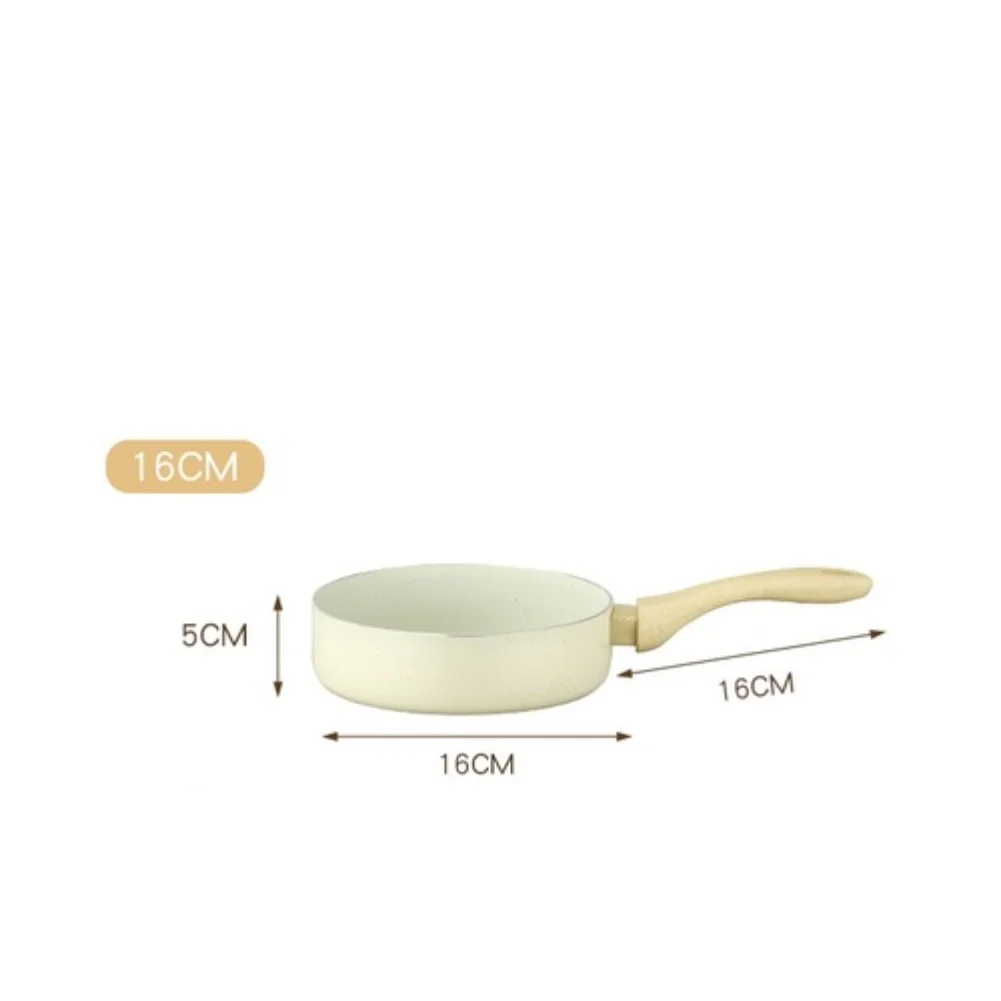 Nonstick Frying Pan Built with Aluminum Alloy for Lightweight Handling and Efficient Thermal Conductivity in Kitchen Use