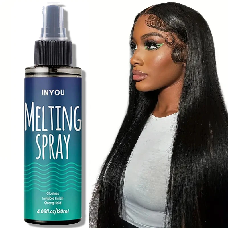 Lace Melting Spray, Lace Wig Melting Spray,Strong Natural Finishing Hold, Wig Melting Spray