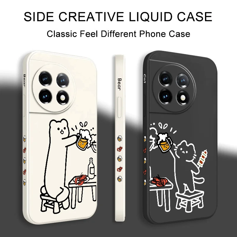 

Delicious Food Phone Case For Oneplus 13 13R 12 12R 11 11R 10 10R 10T 9R 9RT 9 8T 8 7 7T Pro 5G Liquid Silicone Cover