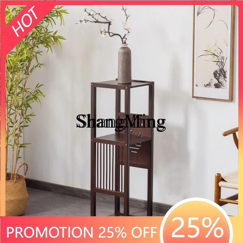FG  new Chinese multi-layer home living room flower stand balcony multi-functional flower pot stand light simple bogu stand