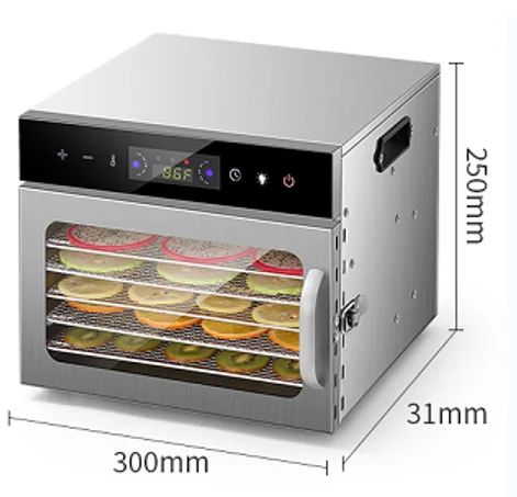 Hot Selling Made in China Temperature Control Dehydration Machine Best Cheap 6 Layer Food Dehydrator