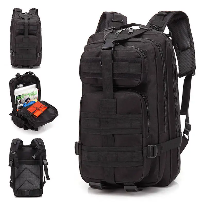 40L Nylon Tactical Backpack For Men Outdoor Survival Hiking Climbing Hunting Fishing Durable Multicompartment Military Grade Bag