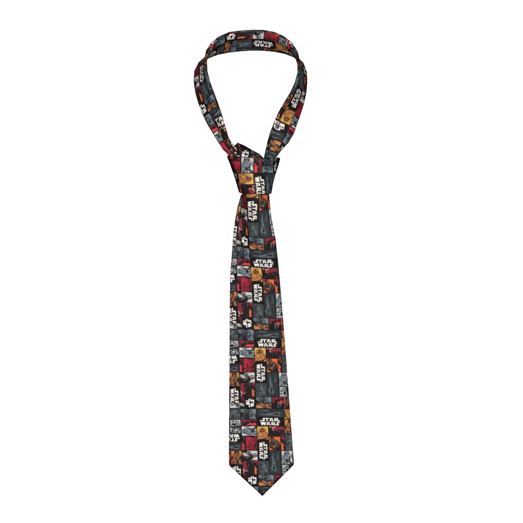 Darth Vader R2-D2  Neckties Polyester 8 cm Casual  Classic Neck Ties Star Wars for Mens Suits Accessories Gravatas Wedding Party