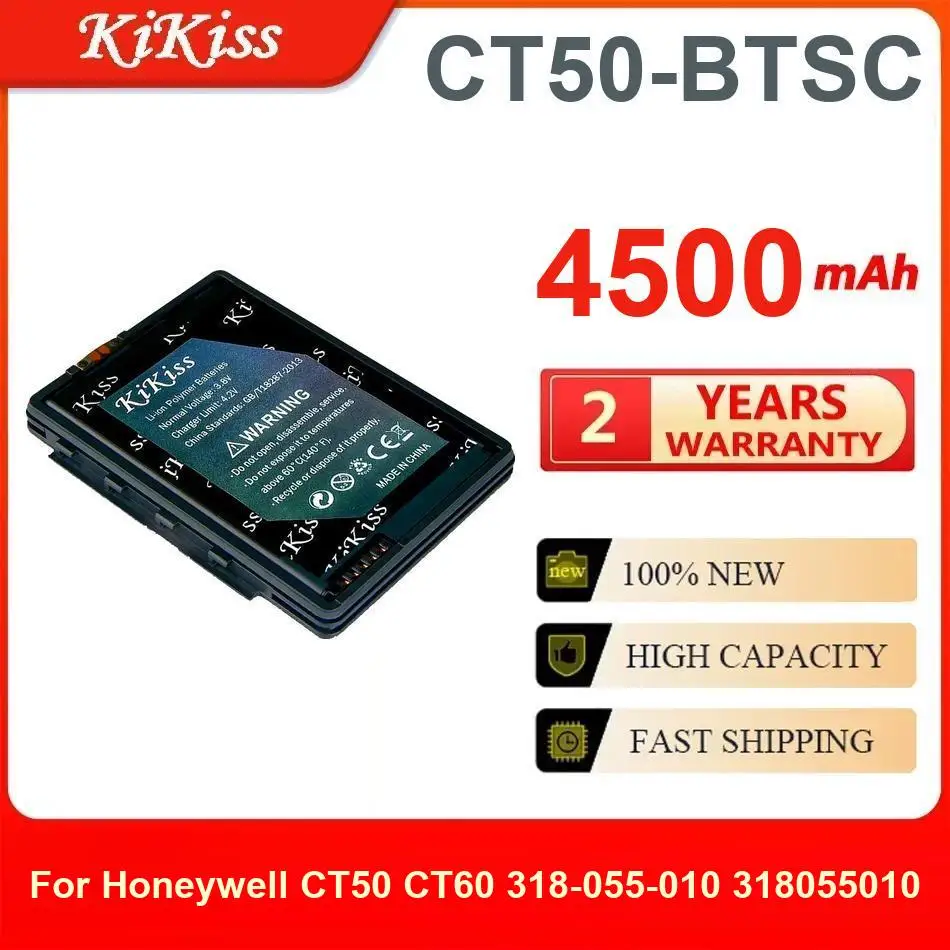 

Kikiss Battery For Honeywell CT50 CT60 318-055-010 318055010,CT50-BTSC,4500Mah