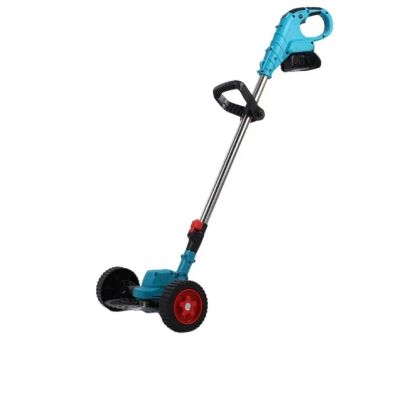 Outdoor roller type lithium battery wireless handheld retractable electric lawn mower