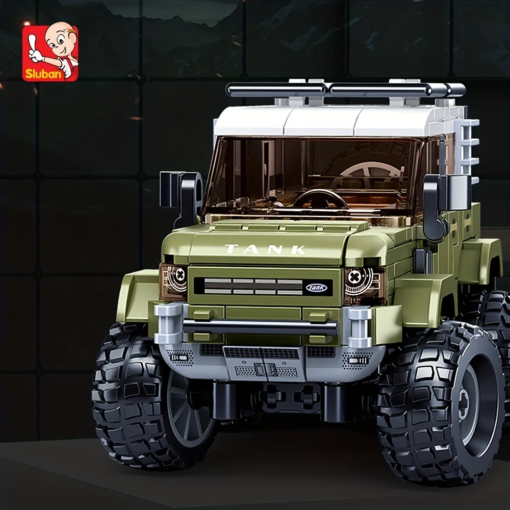 نموذج سيارة اللبنات عدة ، الرياضة أداة مركبة ، الإبداعية DIY بها بنفسك لعبة ، تجميعها اللبنات ، هدايا عيد الميلاد #4