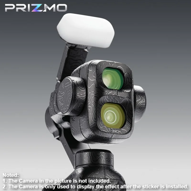 PrizMo Skin For DJI Osmo Pocket 4P Camera Skin Sticker Vinyl Protective Wrap POCKET 4P Anti-Scratch Premium Personalized Decal