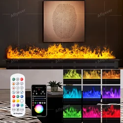 Camino con atomizzazione 3D simulazione incorporata umidificatore per fuoco decorazione fiamma armadio lampada atmosfera soggiorno mobile TV