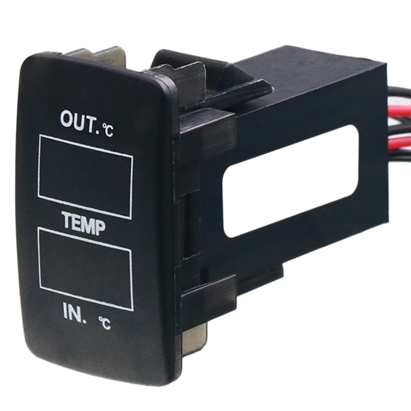 Dual Temperature Display Inside Outside Sensor For HONDA Civic CRV Fit Jazz City Accord