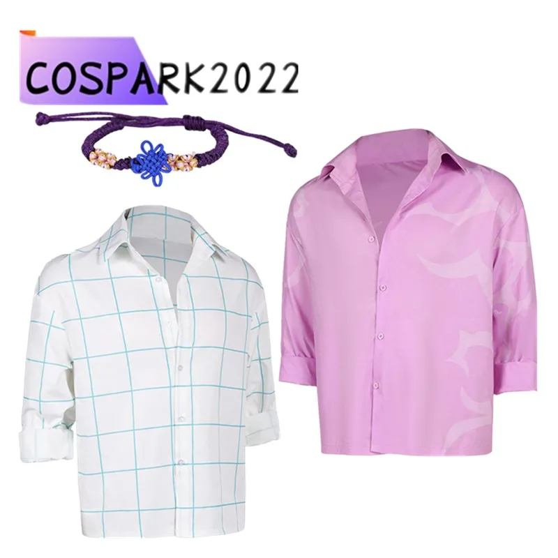 

Костюм рубашки для косплея Demons Jinu, костюм охотников 2025 года, маскарадный браслет для мальчиков и мужчин, топ с короткими рукавами, карнавальный костюм на Хэллоуин