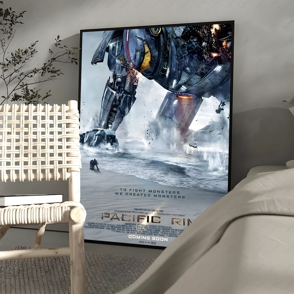 P-Pacific Rims فيلم فيلم ملصق رائع جدار الفن اللوحة دراسة الشمال ديكور المنزل