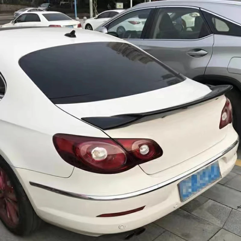 For Volkswagen VW Passat CC Spoiler 2009 2010 2011 2012 2013 2014 2015 2016 2017 2018 ABS Plastics Rear trunk cover wing spoiler