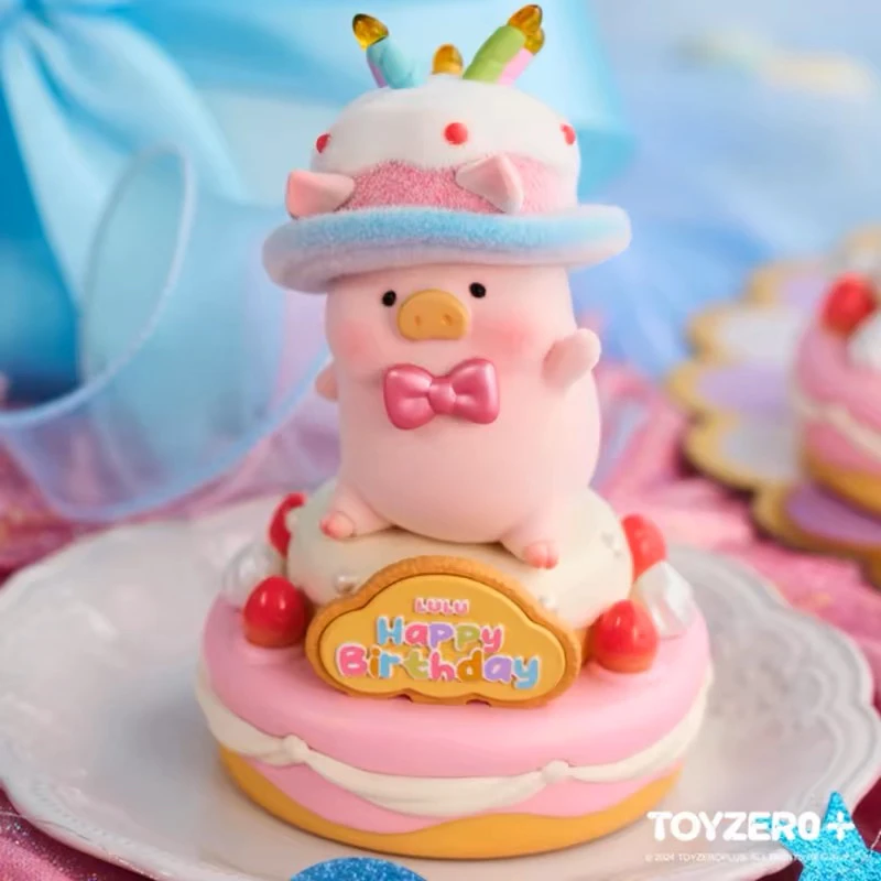 

Model Figurine Toy Original Spot Canned Pig Lulu Teddy Min Limited Hang Card Cute Granule Desktop Ornament Kawaii Gift Collect