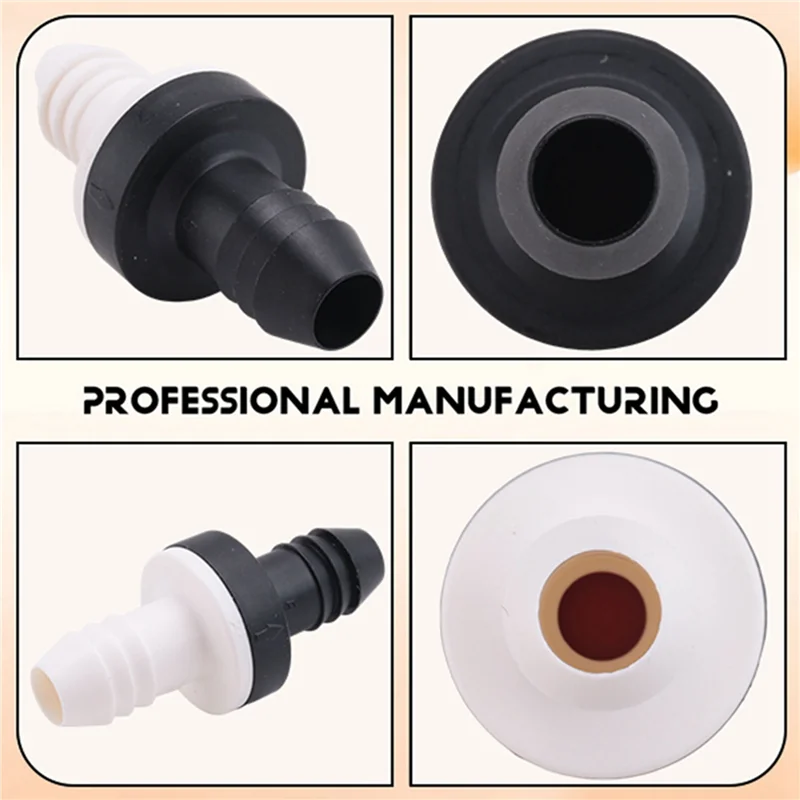 Y42A-4 قطعة صمام الاختيار 3/8 بوصة 10 مللي متر ABS المكونات في صمام الاختيار زيت الوقود المياه الغاز الهواء في اتجاه واحد صمام الاختيار للسوائل