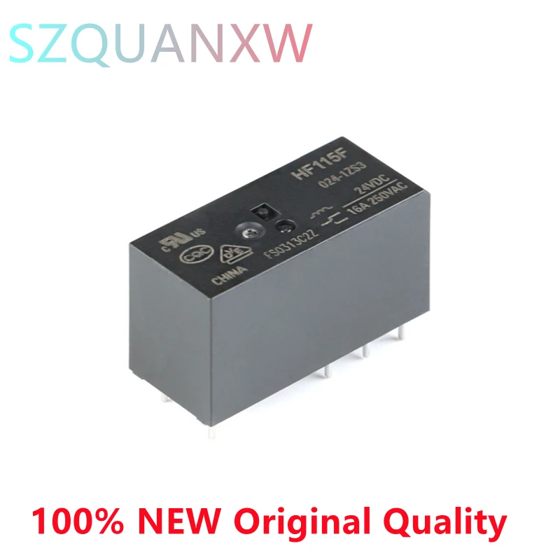 

1Pc Relays JQX-115F-005-2ZS4 5V 16A 8PIN HF115F-012-1ZS3 12V 8A 8Pin 5V 12V 24V JQX HF