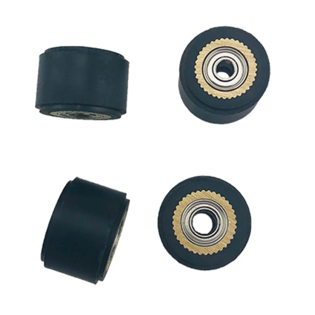 

Brass Press Rollers 4pcs with Roller Bearings 4*11*16mm for Use with Professional Lettering and For marking Tools