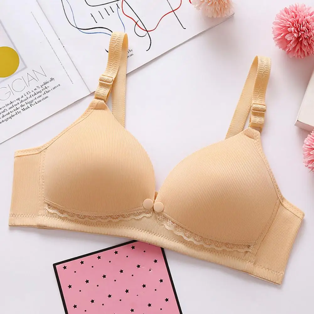 Anti-slip Nursing Bra Nursing Bra with Adjustable Shoulder Straps Front Button Closure Women's Nursing Bra with for Comfortable