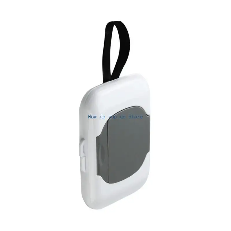 

19QF Hanging Baby Wipe Case Strollers Wipes Dispensers Travel Refillable Wipe Holder