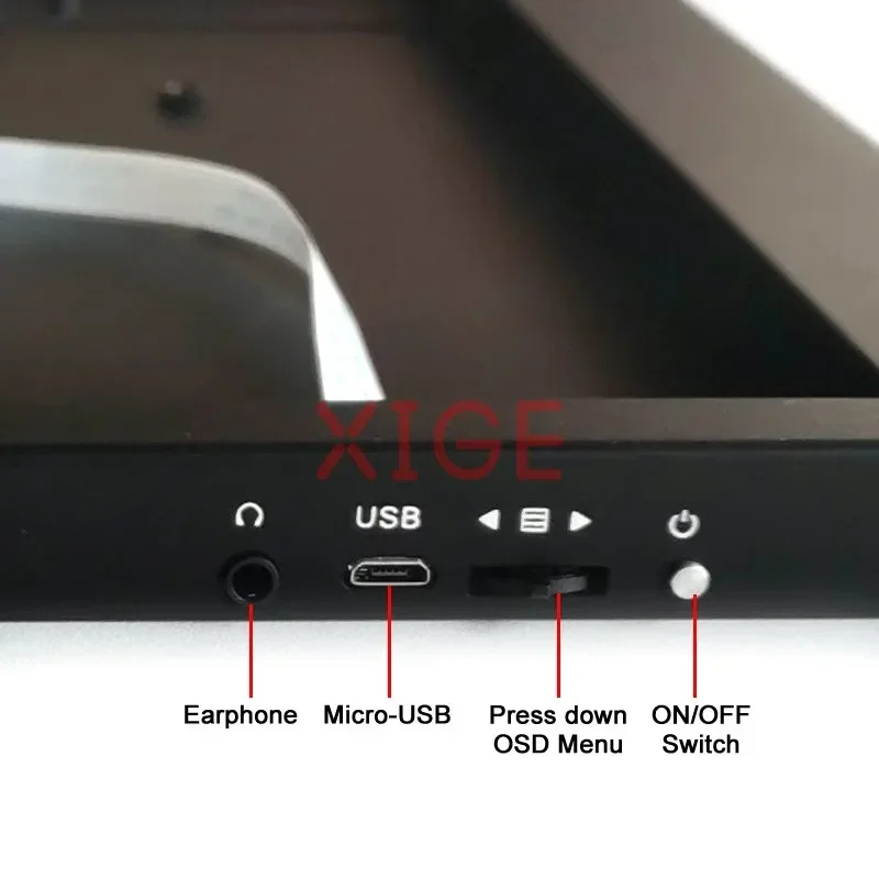 

For EDPHC USBC3.0 Mini-HDMI Micro-USB Drive Board 11.6" 12.5" 13.3" 14.0" 15.6" 17.3" 16:9 LCD Display Panel Portable Metal Case