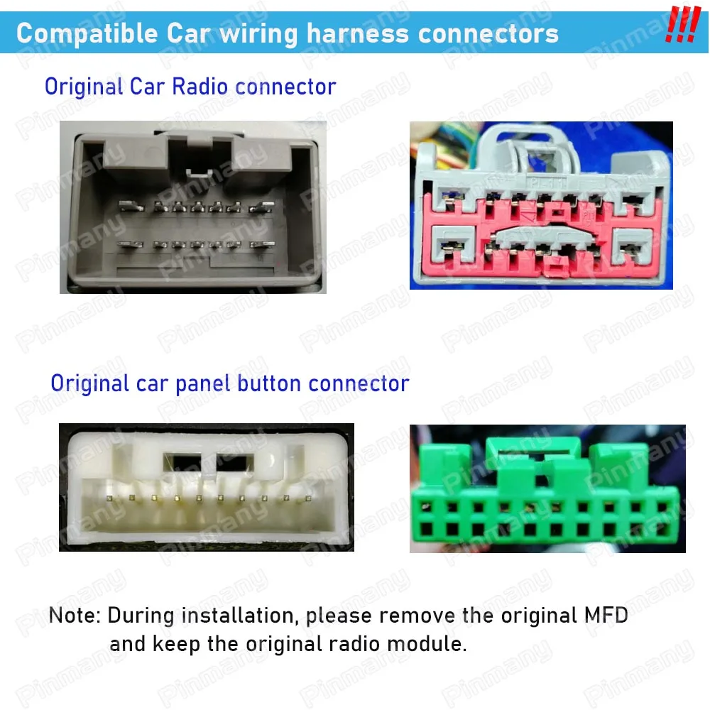 Kabel Radio Mobil LRC11 Android Head Unit Power Wire Harness Plug Adaptor Soket CAN Bus Dekoder untuk Land Rover Freelander 2