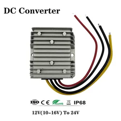 12V to 24V 5A 10A 20A Step-up DC DC Converter 12 Volt to 24 Volt 120W 240W 480W Boost Voltage Regulator Waterproof Power Supply