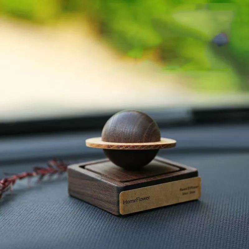 1pcs difuser wood scent No essential oil diffuser Jupiter shape home decoration fresh air present to friend dorm room essentials view 4