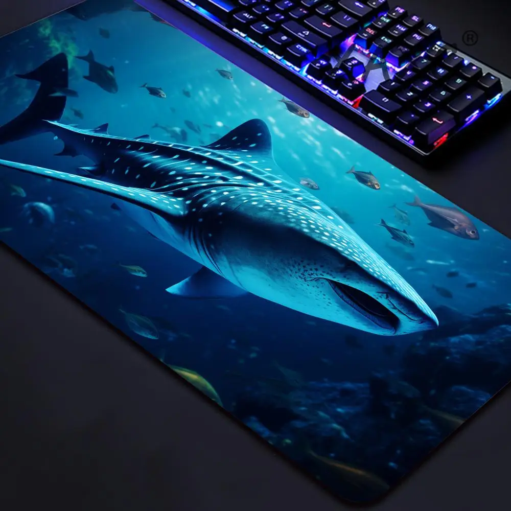 Ocean Shark New Gamer Speed Mice Retail Small Rubber Mousepad Size for Game Keyboard Pad