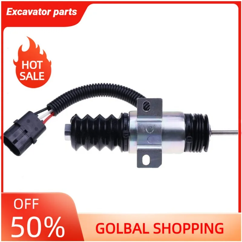 

836667369 836664211 Fuel Shutoff Solenoid For Valmet Sisu MF 12V