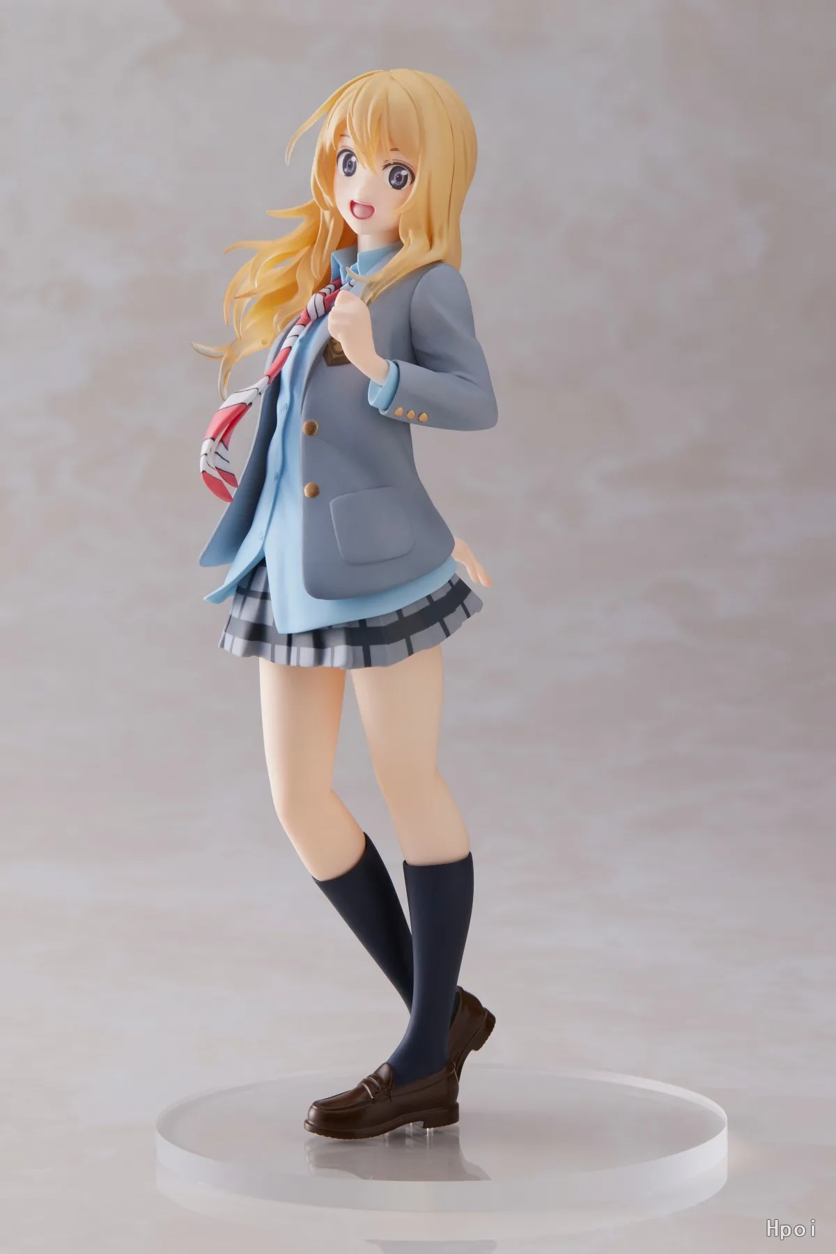 Figura de Anime Shigatsu wa Kimi no Uso Miyazono Kaori, uniforme escolar de tu mentira en abril, modelo de vestir JK, juguete para regalo, figura de acción
