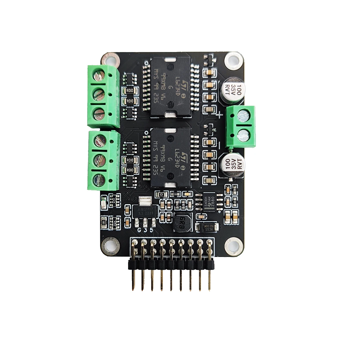 Dual-Channel Brushless FOC Driver Board ลึกปรับปรุง SimpleFOC