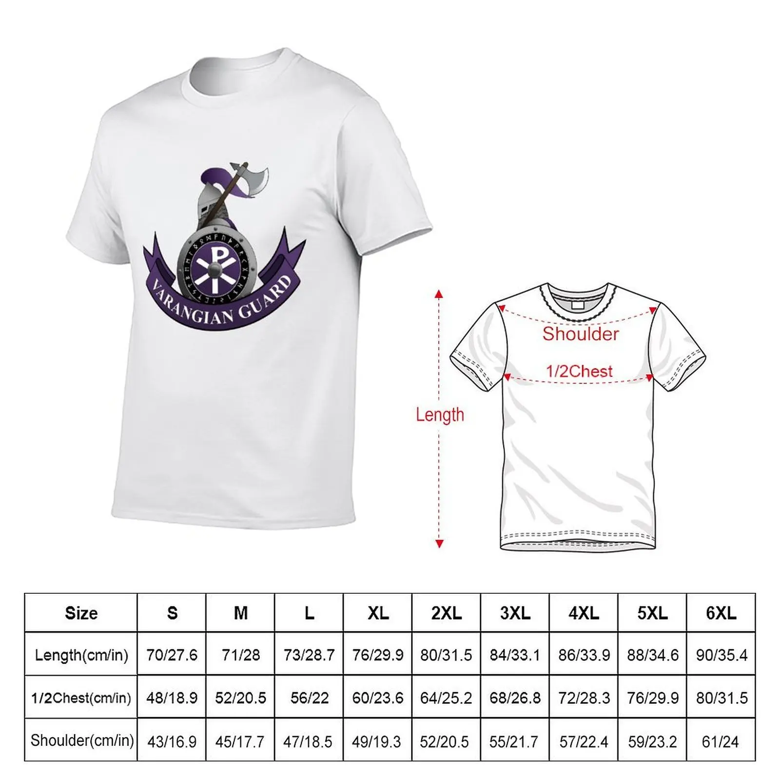Varangian Guard Byzantine Empire T-Shirt street wear custom t shirt mens t shirts casual stylish