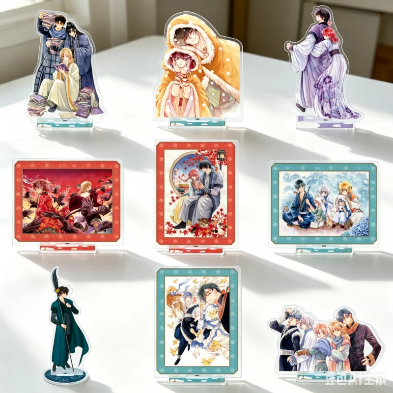 Anime Yona of the Dawn 15cm Yona Hak Acrylic Stand Model Keychains Desk Decor Accessories Goods Collection