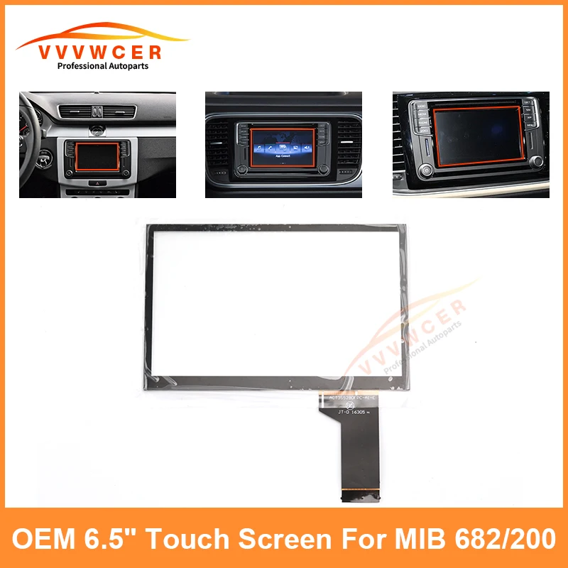 

6.5Inch Car Touch Screen For VW MIB STD2 680 200 Multimedia Player Radio TDO-WVGA0633F00039 TDO-WVGA0633F00045